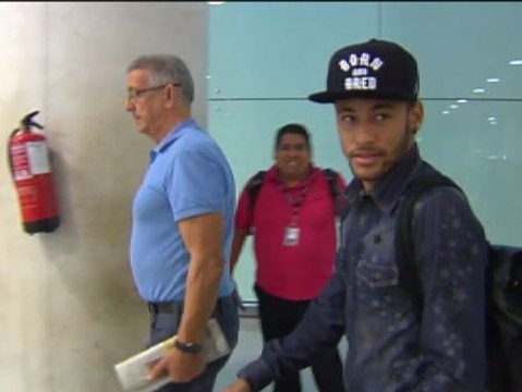 Neymar, con ganas del clásico