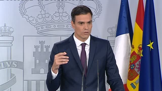 Pedro Sánchez sobre su viaje al FIB en avión oficial: Es una falsa polémica