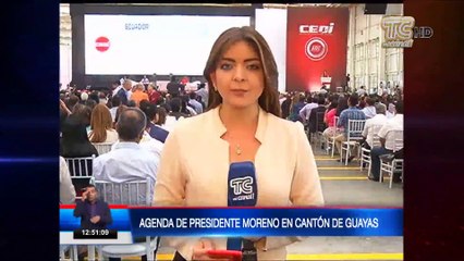 下载视频: Agenda de presidente Moreno en Lomas de Sargentillo, Guayas