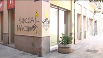Pintadas nazis en la sede de Compromís de Valencia