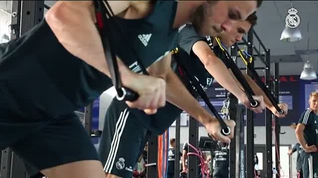 Penúltimo día de entrenamiento del Real Madrid antes de viajar a EEUU