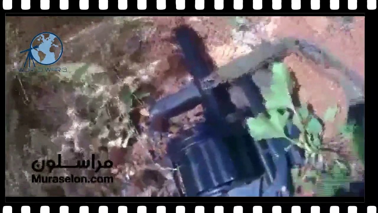 Siria 19/06/19 impactante, misil impacta a terroristas mientras filmaban con Go Pro