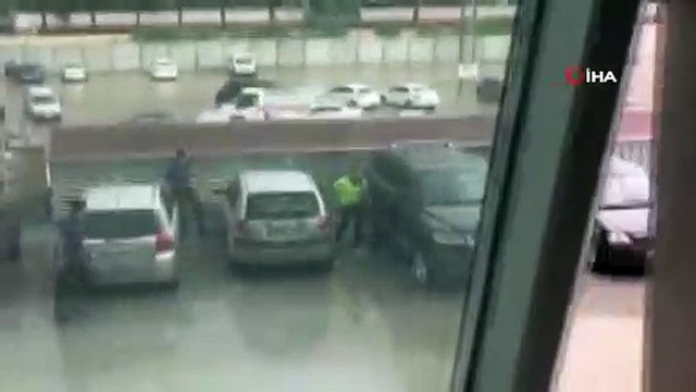 Tartışmada silahlı kavgaya dönüştü... O anlar kamerada