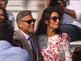 Idílico paseo de Clooney y Alamuddin por el Gran Canal