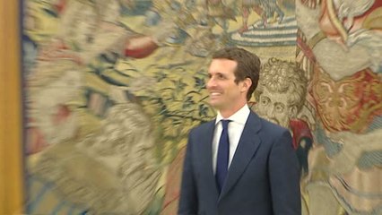 El Rey recibe a Pablo Casado en audiencia