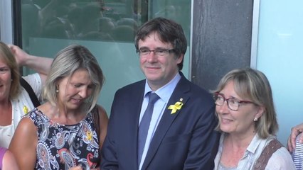 Rueda de prensa de Puigdemont en Berlín