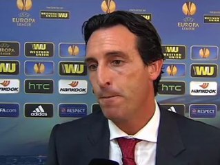 Emery: "El equipo ha hecho un partido serio"