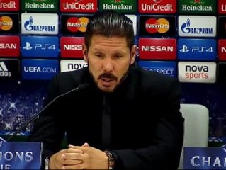 Cholo Simeone: "Es un resultado negativo, está claro que hay que mejorar"