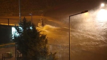 Trabzon'da şiddetli yağış