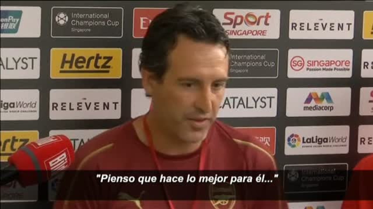 Emery sobre Özil: "Es una decisión personal, la respetamos y lo ayudamos"