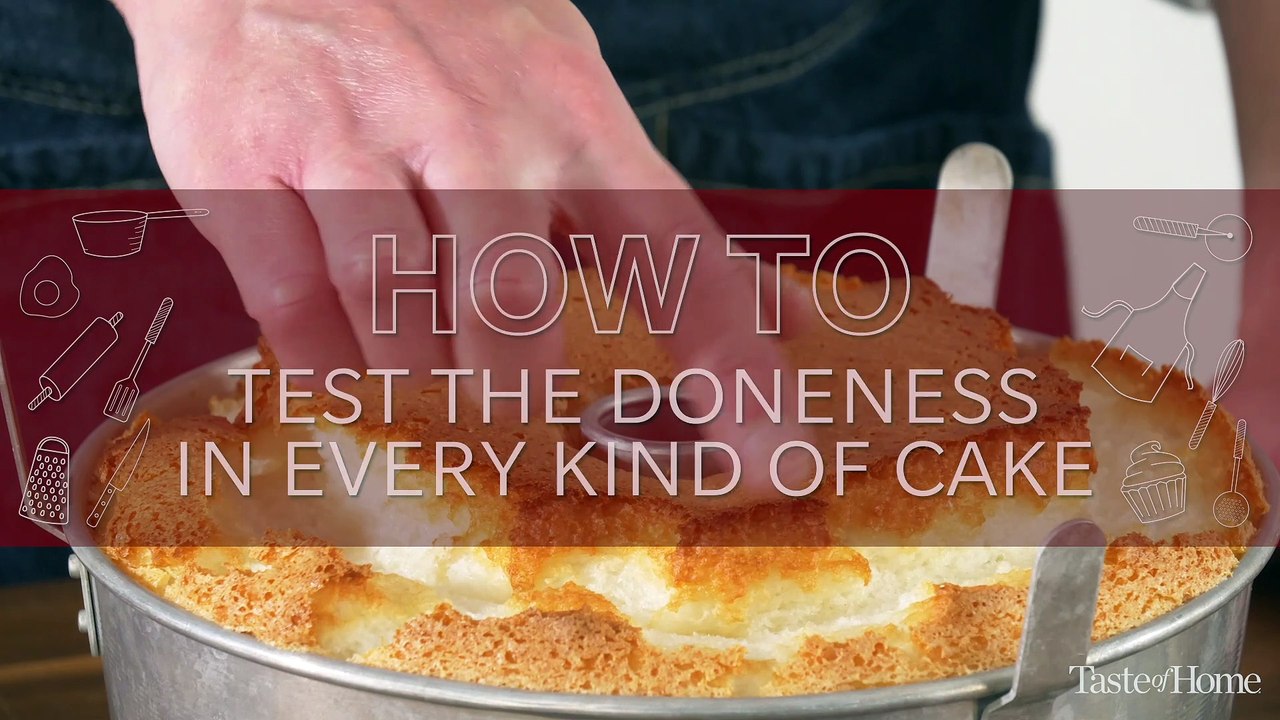 How to Test the Doneness in Every Kind of Cake