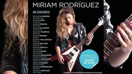 Miriam Rodríguez de OT anuncia su primera gira en España