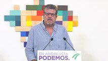 Podemos Andalucía anuncia una reunión con Echenique