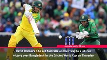 Fast Match Report - Wonderful Warner sets up Australia win
