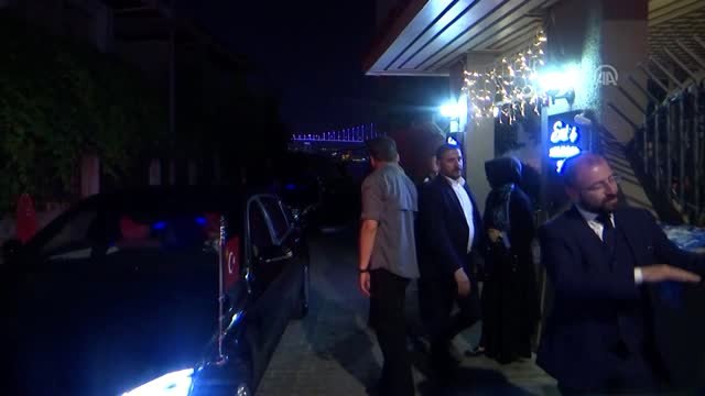 Cumhurbaşkanı Erdoğan ortak yayının ardından bir restoranda yemek yedi