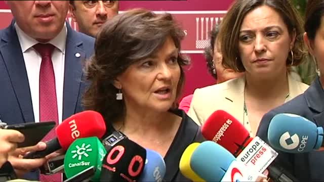 Calvo asegura que Pedro Sánchez fue al FIB tras todo el día de agenda institucional