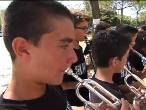 Protesta musical de los alumnos de un conservatorio de Sevilla