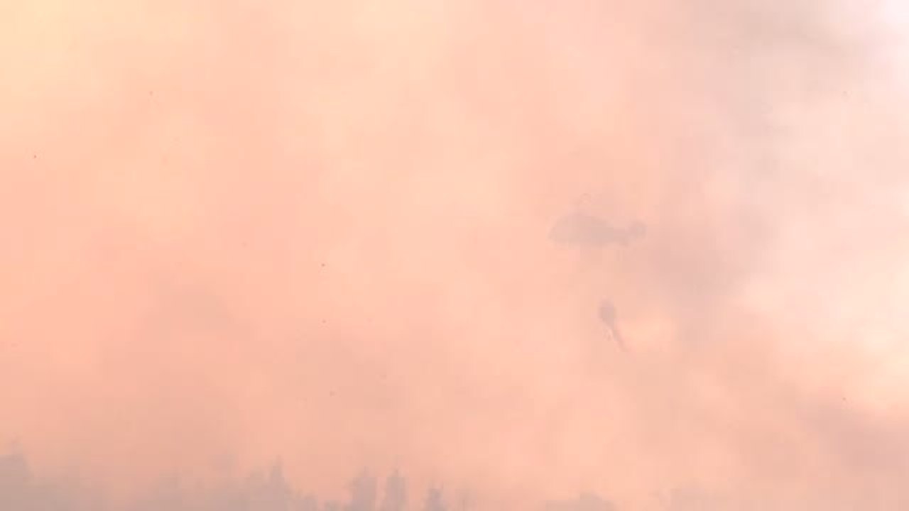 El fuego calcina más de sesenta hectáreas de monte en Ceuta