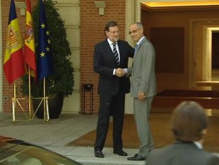 Mariano Rajoy recibe al jefe de Gobierno del Principado de Andorra