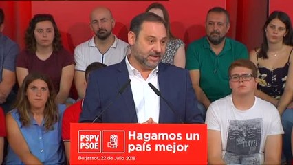 Ábalos: "El PP está en su derecho de volver al fundamentalismo"