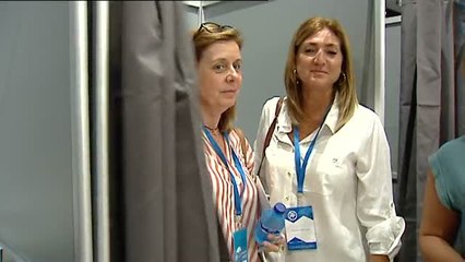 Largas colas para elegir al nuevo presidente del Partido Popular
