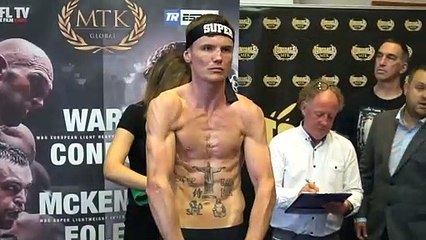 WHO WILL BE KING OF IRELAND? TYRONE McKENNA v DARRAGH FOLEY - *OFFICIAL* WEIGH IN & HEAD-TO-HEAD