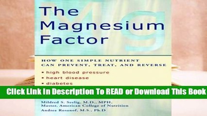 Online The Magnesium Factor  For Trial