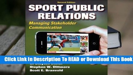 Online Sport Public Relations: Managing Stakeholder Communication  For Online