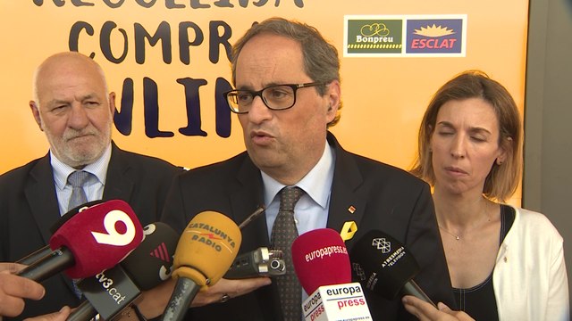 Torra celebra los buenos datos económicos de Cataluña