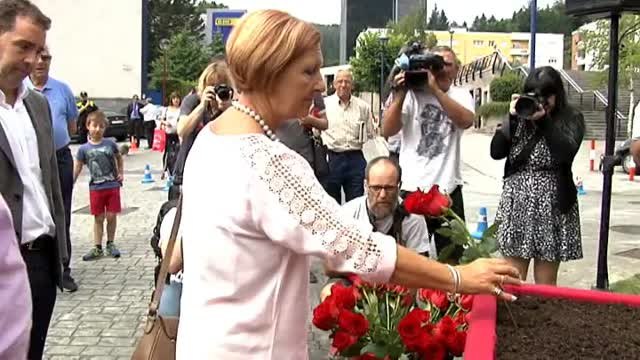 Ermua homenajea a Miguel Angel Blanco en el 21 aniversario de su muerte a manos de ETA