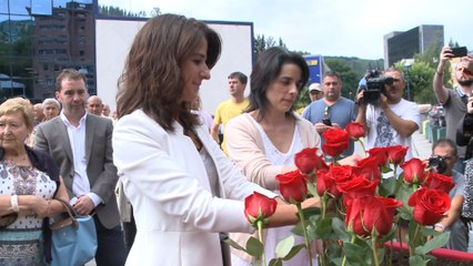 Ermua recuerda a Miguel Ángel Blanco en el 21 aniversario de su muerte