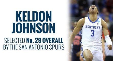 Spurs select Keldon Johnson in 2019 NBA Draft