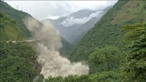 200 kilos de explosivos para derribar un puente en Colombia que estaba mal diseñado