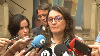 Oltra sobre el fútbol femenino en el VCF: "Hay que seguir avanzando" en igualdad