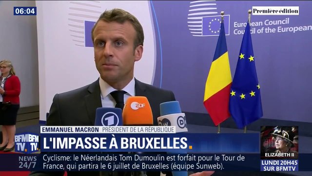 Emmanuel Macron et Angela Merkel continuent de s'opposer sur la présidence de la Commission européenne