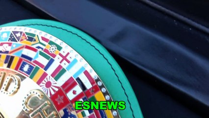 Frank The Cook Jacked Mikey Garcia Championship Belts