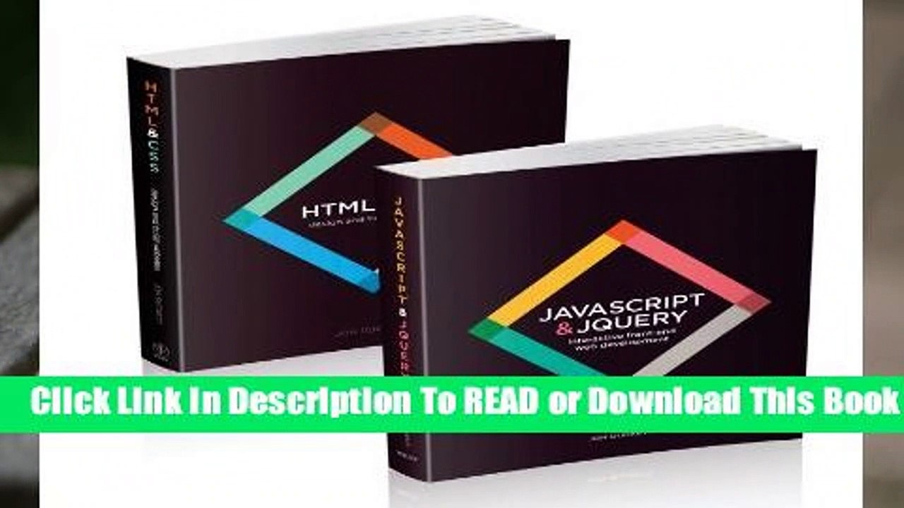 [Read] Web Design with HTML, CSS, JavaScript and jQuery Set  For Free