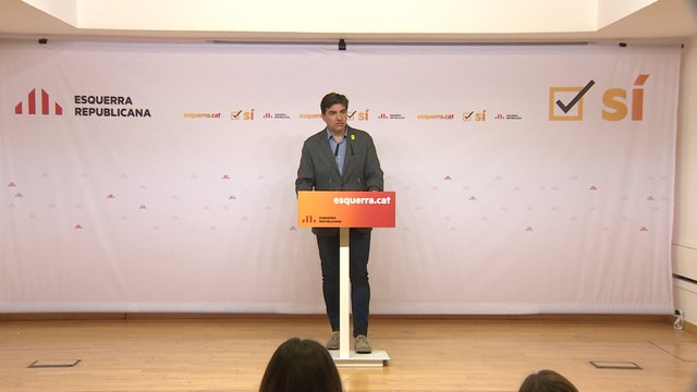 Sergi Sabrià en rueda de prensa