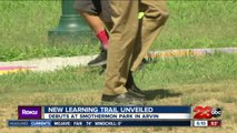 New interactive trail at Arvin park teaches kids shapes, colors, letters