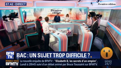 Bac: un sujet trop difficile ?