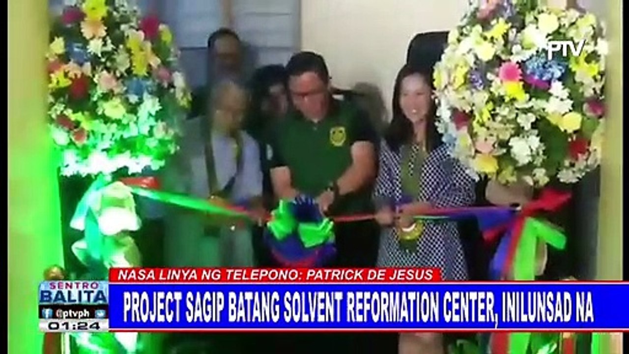 Project Sagip Batang Solvent reformation center, inilunsad na
