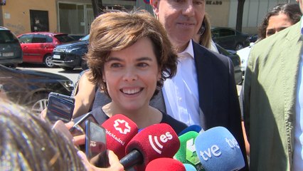 Sáenz de Santamaría: "Me gustaría abrir un diálogo sincero"