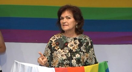 Carmen Calvo: Los socialistas están con los LGTBI "los 365 días"