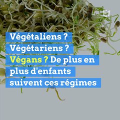 Attention aux enfants et aux ados qui deviennent "végétaliens"
