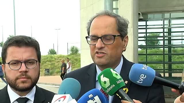 Torra: Es una indecencia jurídica que Forcadell y Bassa estén en prisión