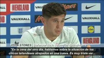 La selección inglesa manda un mensaje de apoyo a los chicos que están atrapados en una cueva tailandesa