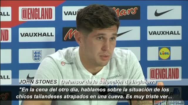 La selección inglesa manda un mensaje de apoyo a los chicos que están atrapados en una cueva tailandesa