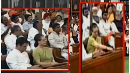 രാഷ്ട്രപതിയുടെ പ്രസംഗത്തിനിടെ ഫോണില്‍ കളിച്ച് രാഹുല്‍