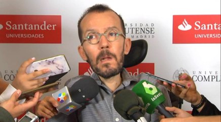 Echenique: "El PP no va a dejar de ser lo que es"