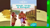 Full E-book Lonely Planet Hindi, Urdu  Bengali Phrasebook  Dictionary  For Trial